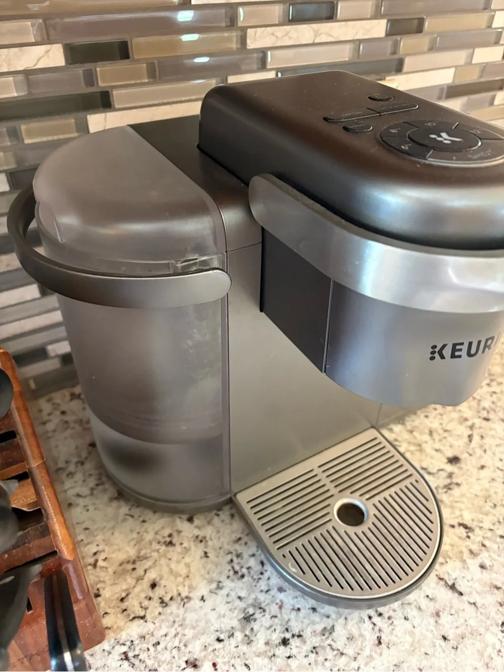 Keurig K-Café Single-Serve Coffee & Latte Maker — Silver/Gray